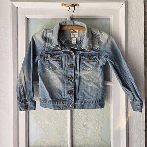 OshKosh Light Wash Denim Jacket Kids Size 7